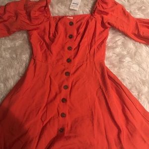 Burnt Orange Dress from Hello Day🍊🤍🦋